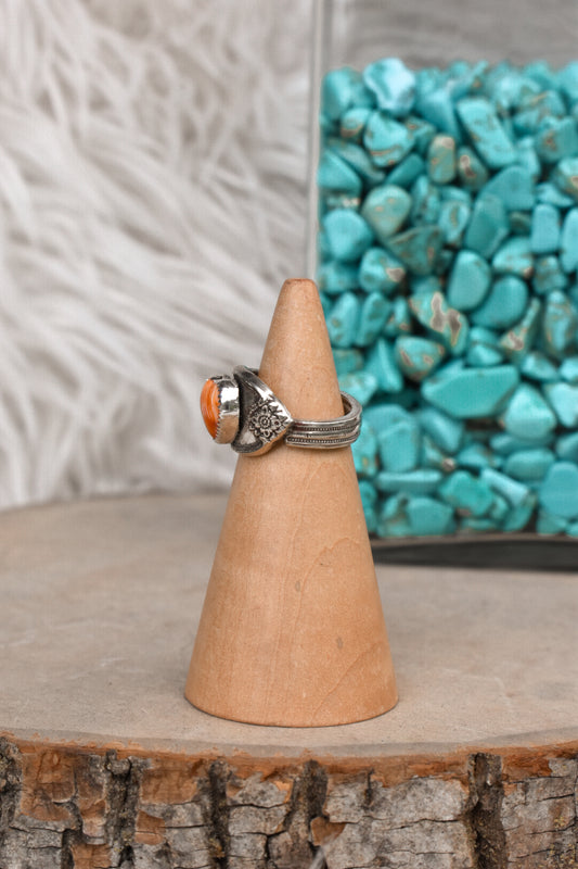 the coral skies ring size 6.75