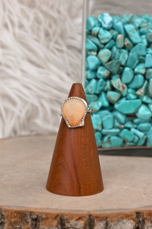 the simple shell ring size 7