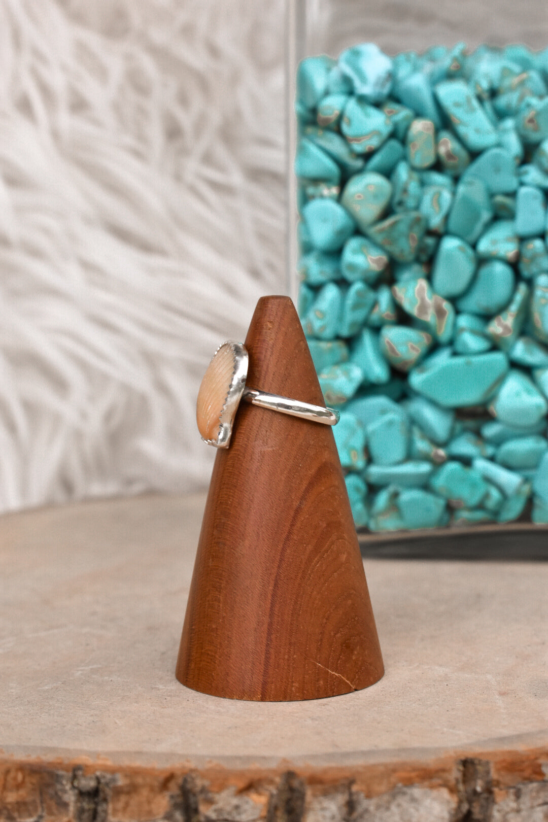 the simple shell ring size 7