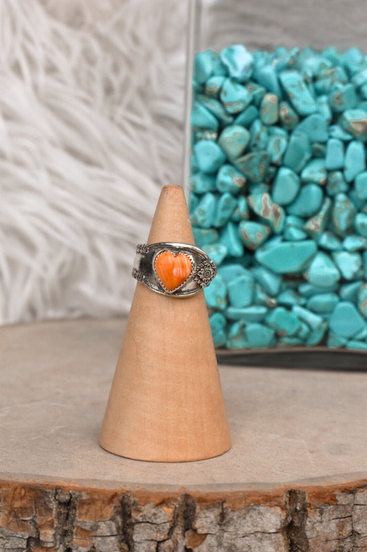 the coral skies ring size 6.75