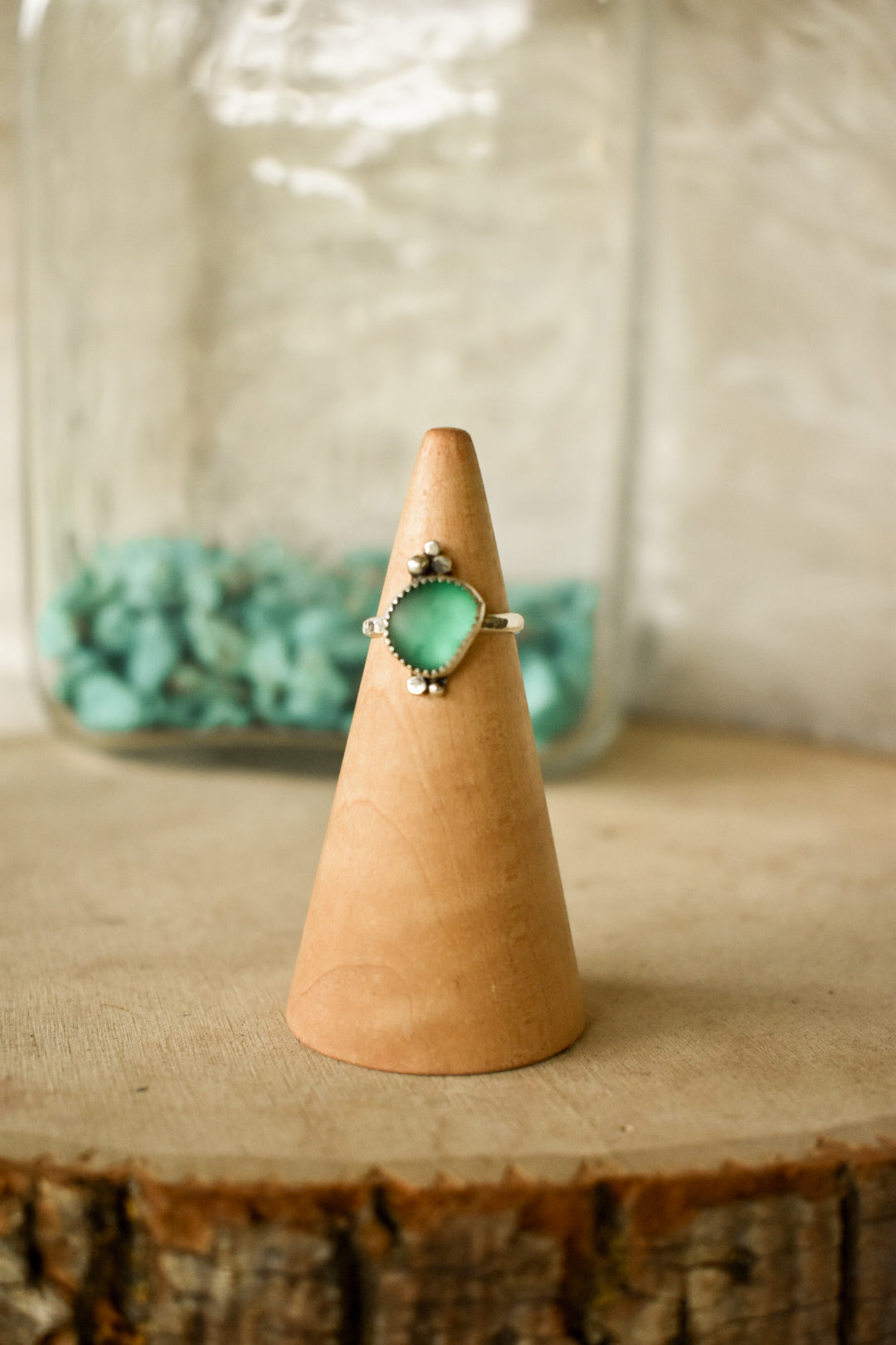 The Aquamarine Ring size 6